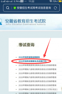 安徽2021年分类招生录取查询（2021年安徽分类招生成绩）