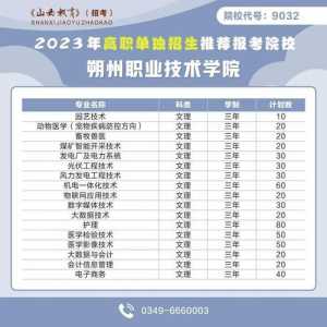 阳泉职业技术学院2024单招时间表（阳泉职业技术学院2024单招时间表格）